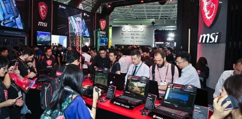MSI showcased its latest products at COMPUTEX