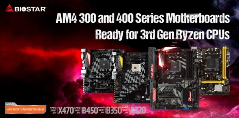 BIOSTAR updates its motherboards for AMD Ryzen 3rd Generation