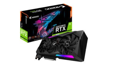 GIGABYTE launches GeForce RTX 3070 Master, Gaming, Vision and Eagle series of graphics cards