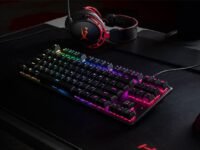 HyperX new mechanical gaming keyboard features HyperX Blue mechanical switches