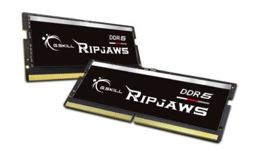 G.SKILL Unveils Ripjaws DDR5 SO-DIMM Memory Kits
