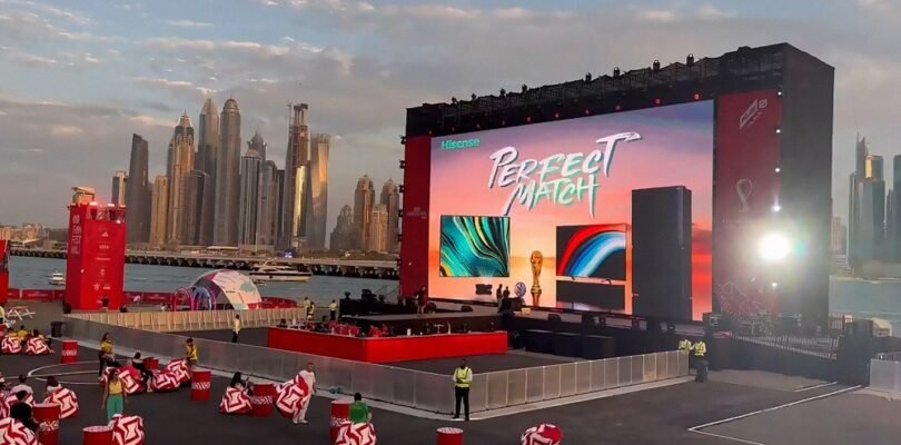 Hisense collaborates with BudX FIFA Fan Festival in Dubai to bring the FIFA excitement to life