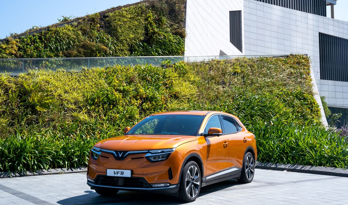 Vf 8 VinFast unveils all-electric new VF 8 SUV in UAE - Review Central ...